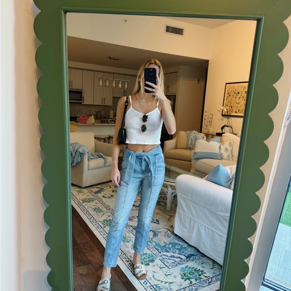 Jonathan Simkhai Tie Front Jeans - Picture 4 of 6